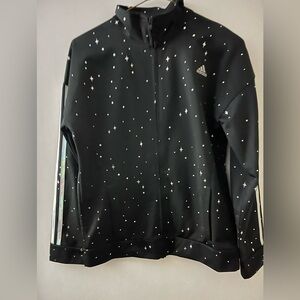 Adidas Kids Black Star Pattern Jacket